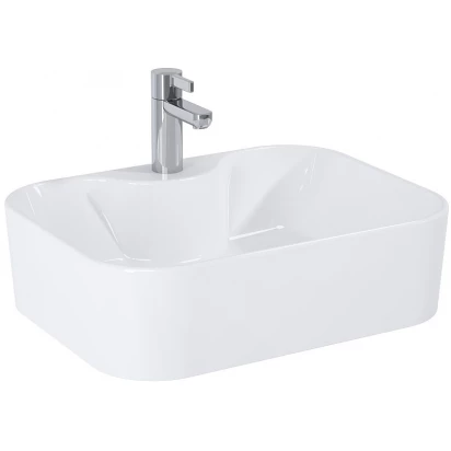 Elita FIONA umywalka nablatowa 50x40 RE040480158060 biała