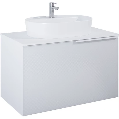 Elita GLAM Szafka podumywalkowa 90 cm 1S + 1S RE010900165290 biała mat