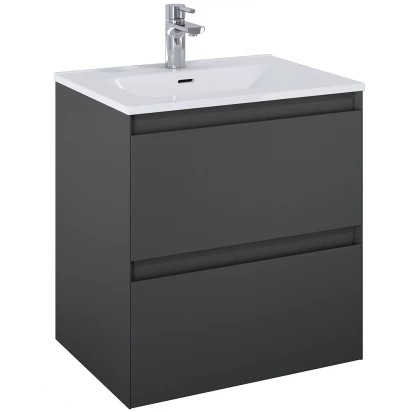 Elita SPLIT Szafka pod umywalkę 60 cm 2S RE010600056010 antracytowa mat