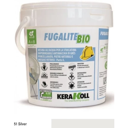 Fuga 3 kg KeraKoll FUGALITE BIO 8028 51 silver