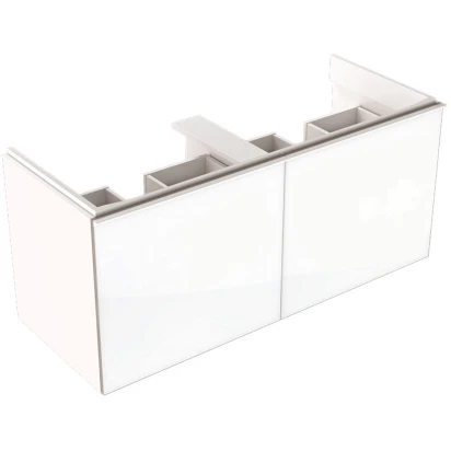 Geberit ACANTO Szafka pod umywalkę podwójną 120 cm + syfon 500.613.01.2 biała