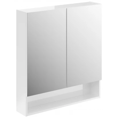 Geberit SELNOVA SQUARE Szafka wisząca 78,8 cm z lustrem 501.268.00.1 biały połysk