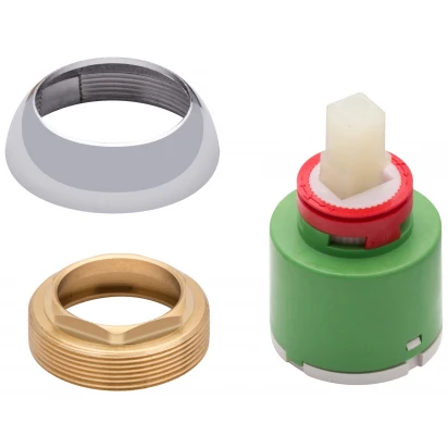 Głowica baterii umywalkowej i bidetowej Luvio z pierścieniem Cersanit S951-139