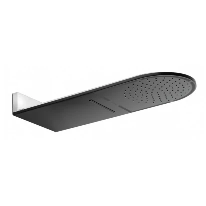 Głowica natrysku ścienna Kludi A-QA 6488087-00 czarna mat