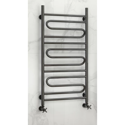 Grzejnik łazienkowy 80x50 Sunerzha ELEGY 55034 czarna perła