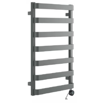 Grzejnik łazienkowy z grzałką elektryczną Excellent METEOR GREX.ME85.SET.BL czarny