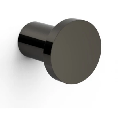 Haczyk łazienkowy okrągły Tres 16123620KM czerń metalizowana