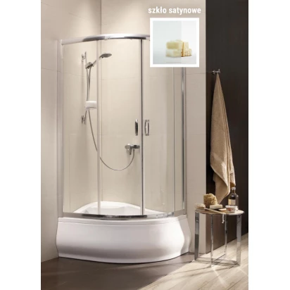Kabina asymetryczna 100x80x170 Radaway PREMIUM PLUS E 30481-01-02N satinato