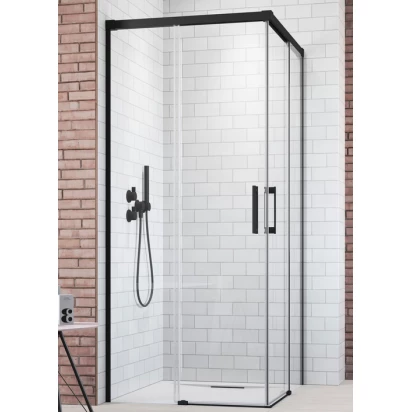 Kabina kwadratowa 120x120 Radaway IDEA BLACK KDD 387064-54-01L, 387064-54-01R czarna