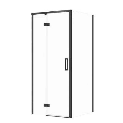 Kabina kwadratowa 80x80 Cersanit LARGA S601-220 lewa/czarna