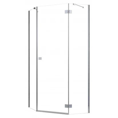 Kabina pięciokątna 100x100 Radaway ESSENZA NEW PTJ 385010-01-01R,385051-01-01 prawa