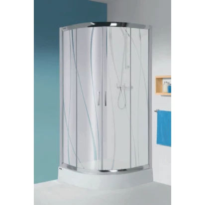 Kabina półokrągła 100x100 z brodzikiem Sanplast TX5 602-271-0270-39-231 smW15