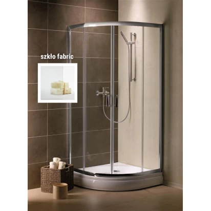 Kabina półokrągła 100x100x190 Radaway PREMIUM PLUS A 30423-01-06N fabric
