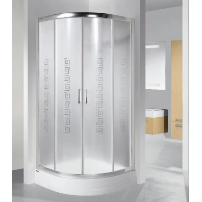 Kabina półokrągła 80 z brodzikiem i obudową Sanplast TX KP4/TX4+BPza 602-270-0050-39-500