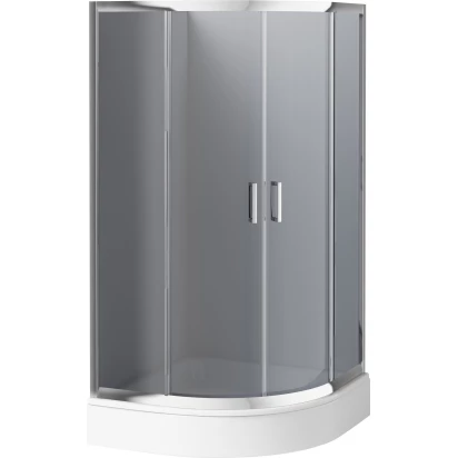 Kabina półokrągła 90x170 Deante FUNKIA KYP 453K grafitowa