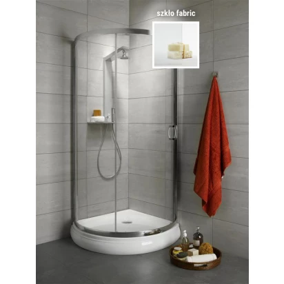 Kabina półokrągła 90x90x190 Radaway PREMIUM PLUS B 30473-01-06N fabric