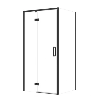 Kabina prostokątna 100x90 Cersanit LARGA S601-313 lewa/czarna