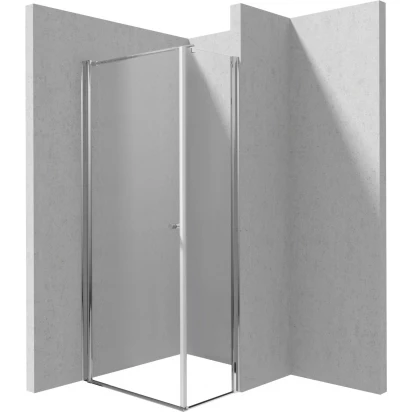 Kabina prostokątna 80x40 Deante KERRIA PLUS KTSW042P,KTS 084P d/wahadłowe + ścianka