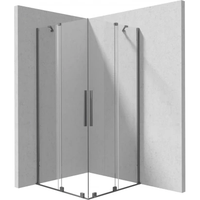 Kabina prysznicowa kwadratowa 90x90 cm Deante PRIZMA KPNDP09P09