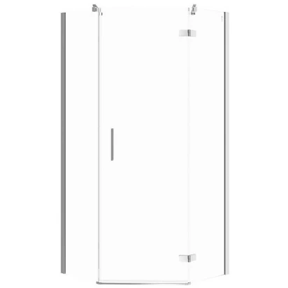Kabina prysznicowa pięciokątna 90x90x195 Cersanit JOTA S160-013 chrom/prawa