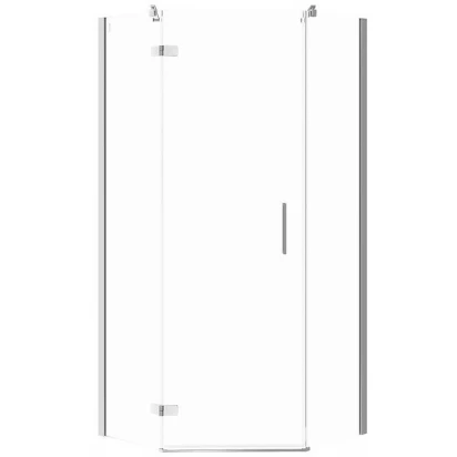 Kabina prysznicowa pięciokątna 90x90x195 Cersanit JOTA S160-014 chrom/lewa
