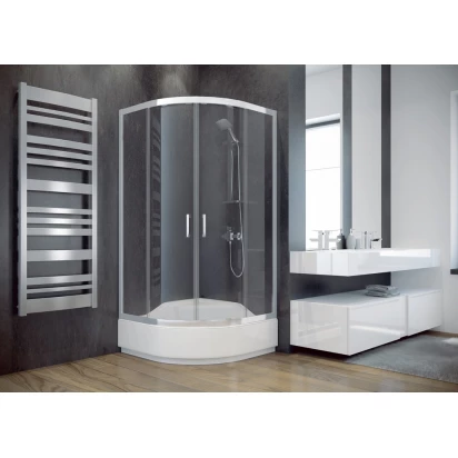 Kabina prysznicowa półokrągła 80x80x165 Besco MODERN MP-80-165-C