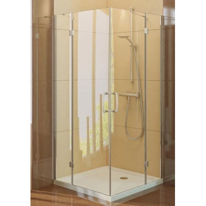 Kabina prysznicowa prostokątna 120x90x190 cm podwójne drzwi, szkło czyste 6 mm z powłoką Active Shield New Trendy RENOMA K-0246