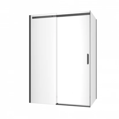 Kabina prysznicowa prostokątna 140x90 Excellent ROLS KAEX.2616.K.1400.0900.BL czarny mat