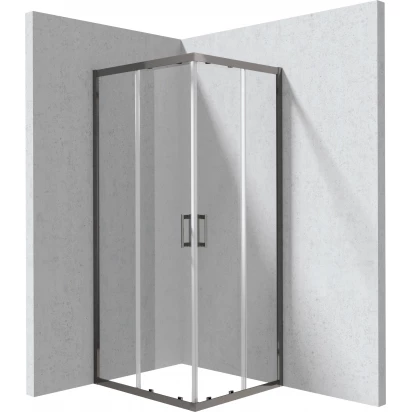 Kabina prysznicowa prostokątna 80x90 Deante FUNKIA EVO KYC D089P titanium