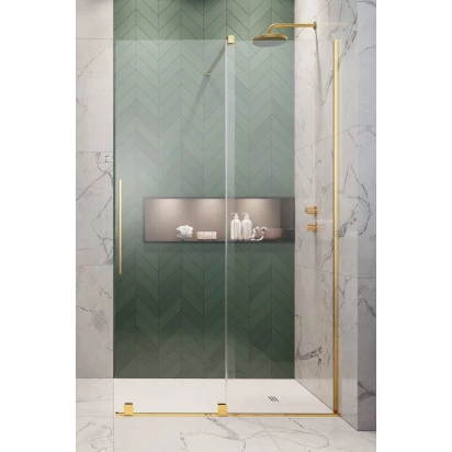 Kabina walk-in przesuwna 150x200 Radaway FURO GOLD 10106788-09-01R, 10110744-01-01 prawa