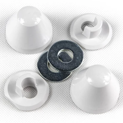 Kapturki-kołpaki białe (2szt)  przykrywające śruby montażowe WC Geberit 217.713.11.1
