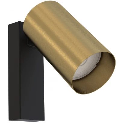 Kinkiet Nowodvorski MONO I 7780 mosiądz/czarny