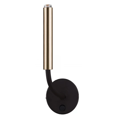 Kinkiet Nowodvorski STALACTITE I 8352 czarny/mosiądz