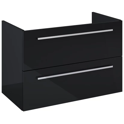 Komoda 80 2S Elita KWADRO PLUS 167651 czarny