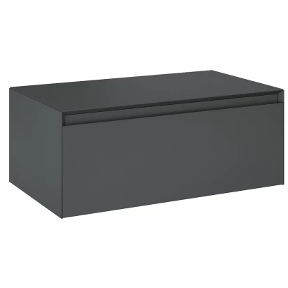 Komoda łazienkowa 80 cm 1S z blatem Elita SPLIT SLIM RE080804056010 antracyt mat