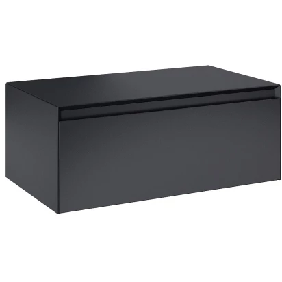 Komoda łazienkowa 80 cm 1S z blatem Elita SPLIT SLIM RE080804057160 czarna mat