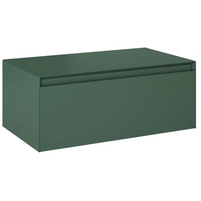 Komoda łazienkowa 80 cm 1S z blatem Elita SPLIT SLIM RE080804057010 forest green matt