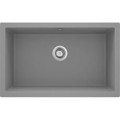 Komora podblatowa granitowa 80x50 Deante CORDA ZQA S10D szary metalik