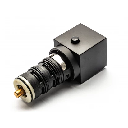 Komplet głowica termostatyczna + pokrętło Tres SLIM EXCLUSIVE 29925045NM czarny matowy