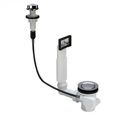 Komplet odpływowo-przelewowy do zlewozmywaków z przelewem i cięgnem Bowdena Viega 147266