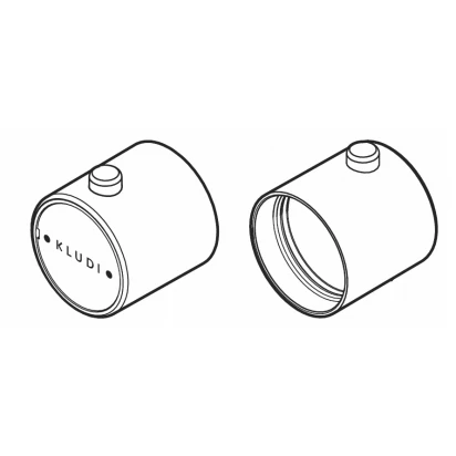 Komplet pokręteł do baterii natryskowej ściennej OBJEKTA THERM E 352000538 Kludi 74880
