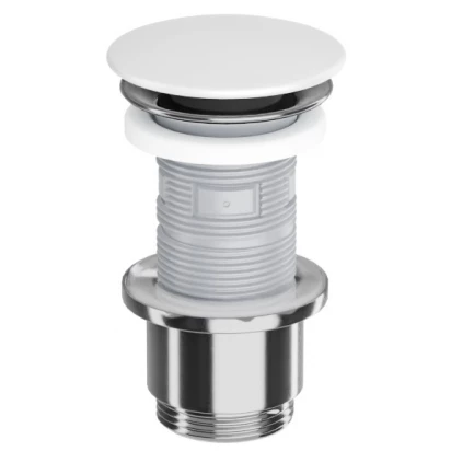 Korek umywalkowo-bidetowy klik-klak ceramiczny Excellent ARIN.1485.K.02.WHCR biały połysk/chrom