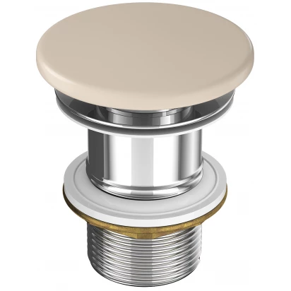 Korek umywalkowy ceramiczny bez przelewu Cersanit K677-093 beżowy mat