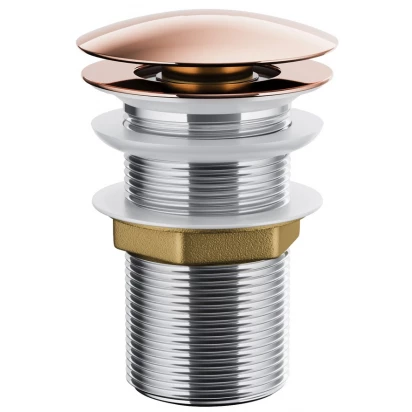 Korek umywalkowy klik-klak Corsan MUKK RÓŻOWE ZŁOTO