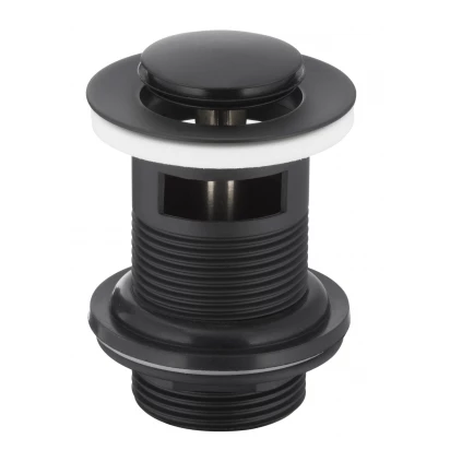 Korek umywalkowy klik-klak mały z przelewem KFA 660-354-81 czarny