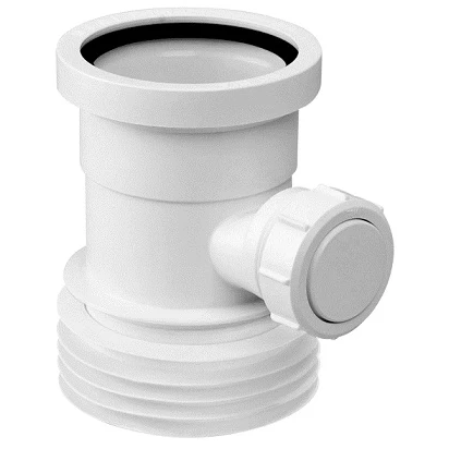 McAlpine WC-BP1-40 Łącznik kanalizacyjny 110 mm z wyjściem 110 mm, z odejściem 40 mm