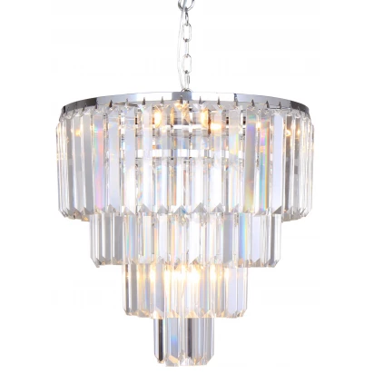 Lampa wisząca 39 cm Zuma Line AMADEO 17106/4+1-CHR chrom