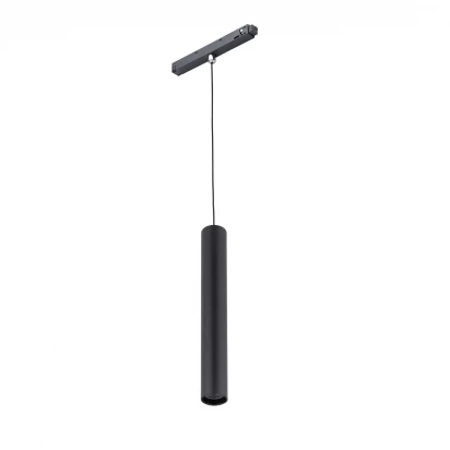 Lampa wisząca 9W 4000K do 1-obwodowych szynoprzewodów magnetycznych Nowodvorski LVM ROLLER LED 10652 czarna