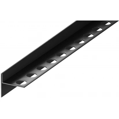 Listwa brodzikowa krawędziowa 120 cm Eviso  LSBR-0004 czarny mat, lewa