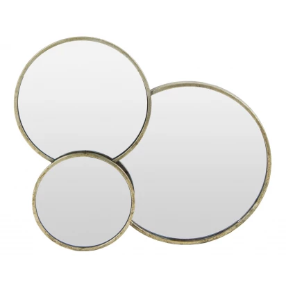 Lustro dekoracyjne 77x61 złote Casablanca 135655